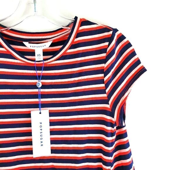 POPSUGAR patriotic babydoll swing top - Picture 4 of 7